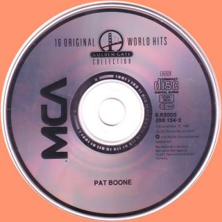 Pat Boone 16 Original Hits CD 1989 Made in Germany