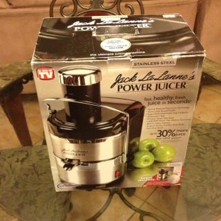  Jack Lalannes JLSS Power Juicer Deluxe Stainless Steel Electric Juicer