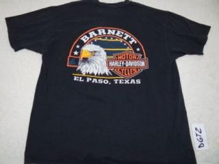 Harley Davidson Eagle T Shirt Barnett El Paso Texas L