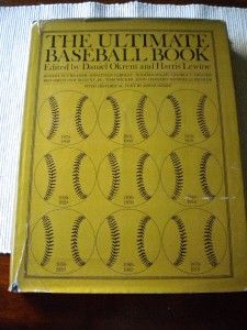 1979 Giant Book w DJ The Ultimate Baseball Book Signed