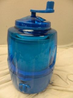 Deni 5201 Automatic Ice Cream Makers with Candy Crusher Clear Blue