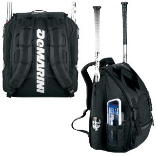 DeMarini Black Ops Baseball/Softball Backpack Bat Bag   Black