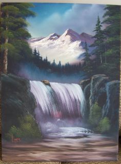 Stunning **BOB ROSS**Original Oil Painting  COA Included  Signed