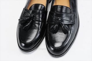 Cole Haan Collection 10 D Dennehy Napa Tassel Black Leather Loafer