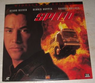  Laserdisc 1994 Speed Keanu Reeves Dennis Hopper Sandra Bullock