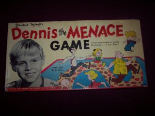 DENNIS THE MENACE BOARD GAME 1960 TOYKRAFT DENNIS THE MENACE GAME
