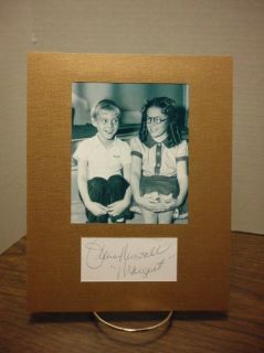 Jeannie Russell Autograph Dennis The Menace Display Signed Signature