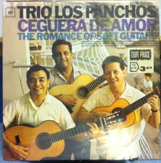 Trio Los Panchos The Romance of Soft Guitars LP VG EX 5140 US 1st 1965
