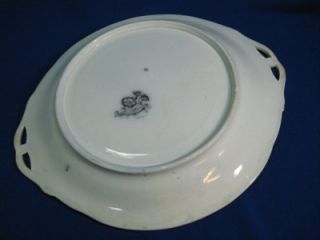  MULBERRY CLEMATIS PATTERN BY DAVENPORT CHARGER / SOUP TUREEN UNDERTRAY