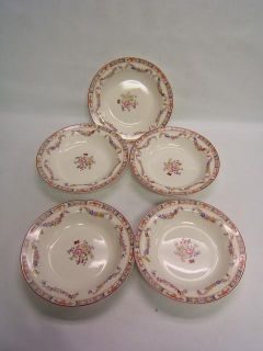 dscf6515 vintage ws george china set of 5 soup bowls derwood pattern