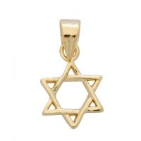 this high quality gold filled miniature star of david pendant