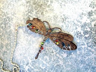 Antique Silver Dargonfly Ceiling Fan Pull Multi Color
