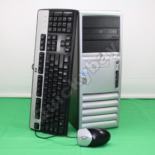HP DC7700 Desktop Computer Tower Intel Core 2 Duo 2.13GHz / 2GB / 80GB