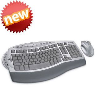 New Microsoft Wireless Laser Desktop 6000 Silver Mouse