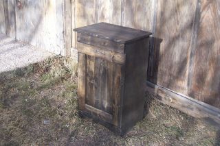Country Decor Rustic Trash Can Holder Western Kitchen