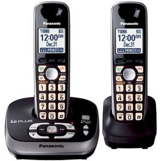 Panasonic KX TG4032B 1 9 GHz Duo Cordless Phone