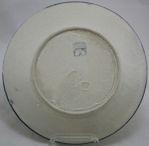 Dedham Pottery 8 5 Rabbits Plate by Maude Davenport Crackled Glaze