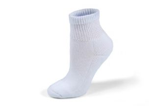 Dr Scholls Socks Diabetes Circulatory White Ankle 2P