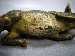 Large Vienna Bronze Fox Marked Geschutzt