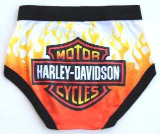 Harley Davidson Toddler Boys Brief 3 PC Pack Authentic New 2T 3T 4T