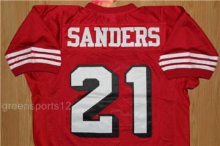 Deion Sanders #21 San Francisco 49ers THROWBACK JERSEY SIZE 2XL
