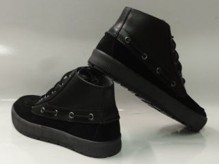 Polo Ralph Lauren Delmont Black Shoes Mens Size 12