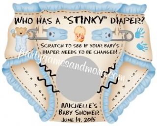  Baby Shower Party Favor Scratch Off Diaper Game Cards