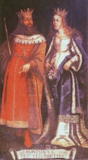  Denis of Portugal, the  Farmer King , and Queen Elizabeth of Aragon