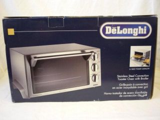 DeLonghi EO1270 6 Slice Convection Toaster Oven Stainless Steel