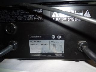 Dictaphone Straight Talk 7120 with Power Supply Foot Pedal and Manual
