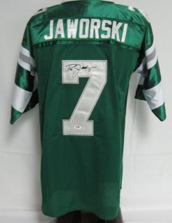 Ron Jaworski Eagles Autographed/Signed Jersey PSA/DNA Size 48