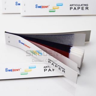  Blue/Red Strips Dental Articulating Paper 12 sheets/book 12 books/Box