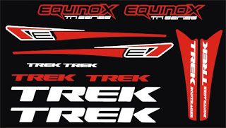 Adhesivo Sticker Bicicleta Kit Pegatinas Trek Equinox Tri Series Ref