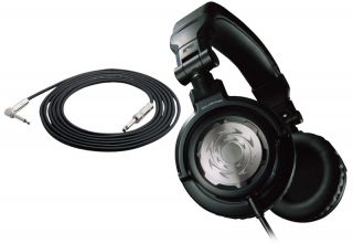Denon DN HP700 Pro Audio DJ Over Ear Black Stereo Headphones $25 Mic