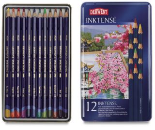 Derwent Artists Inktense Watersoluble Ink Pencils 12