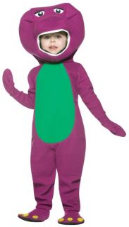 Barney The Dinosaur Costume Jumpsuit Licensed New Adult