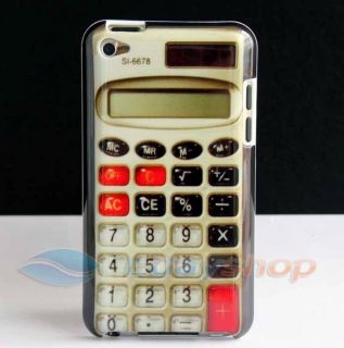 Calculator Design Hard Case Skin Cover for Apple iPod Touch 4 4G 4th