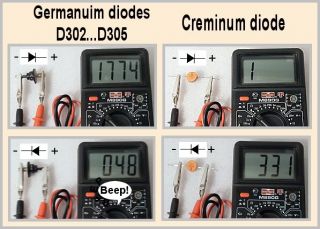 USSR Audio Rectifier Germanium Diodes D303 4pcs or More