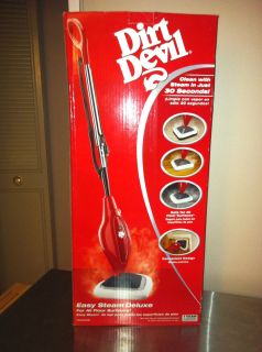 Dirt Devil PD20000B Easy Steam Deluxe 1500 Watt Steam Mop with Bonus