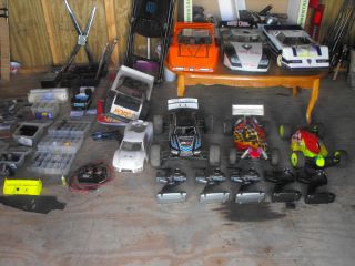 Nitro RC Car collection Team Associate Late Model and tons of parts
