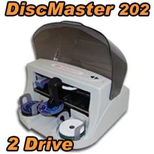 100 Disc Auto DVD CD Publisher w 2 Drive Discmaster 202