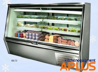 Leader Deli Case Refrigerator High 72 Wide Model