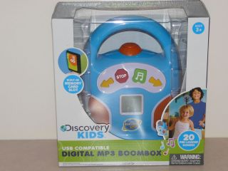 Discovery Kids USB Compatible DIgital  Boom Box Brand New In Box