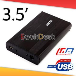 USB 2 0 IDE 3 5 HDD Hard Disk Drive External Case