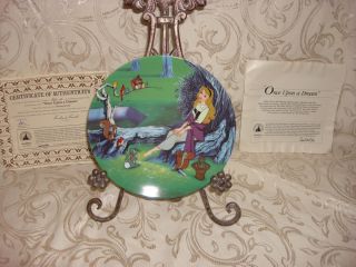 Knowles Disney Collectors Plate Sleeping Beauty Series Once Upon A