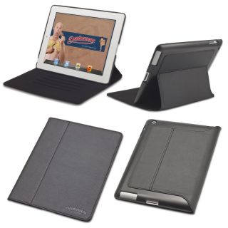 Devicewear New iPad 2 3 Case Slim Genuine Vegan Leather 6 Way View