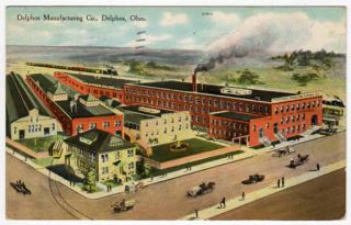 Postcard Delphos Manufacturing Co in Delphos Ohio