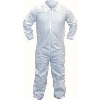   Practik Protective Coverall Disposable Boilersuit White Large Suit