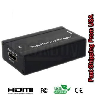 Display Port Female to 1080P HDMI Video Female Converter Adapter
