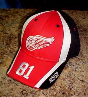 Detroit Red Wings 81 Hossa NHL Reebok OSFA Hat NEW FREE SHIPPING